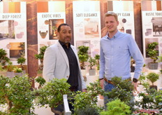Joost en Berend stonden er met hun 5 productlijnen op de beurs: Deep Forest, Exotic Vibes, Soft Elegance, Crispy Clean en Rustic Touch.